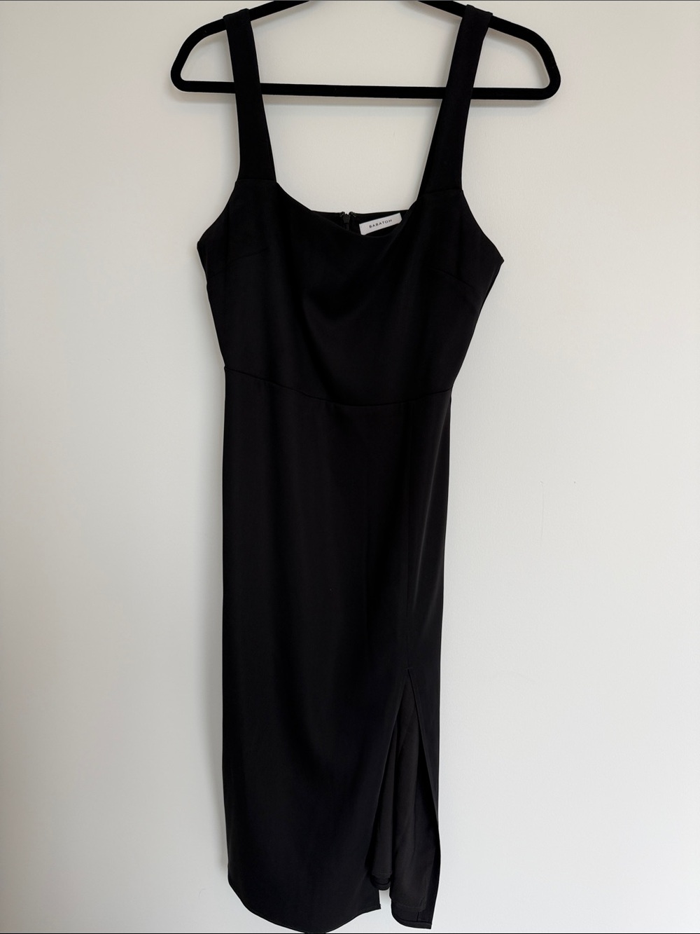 Aritzia Babaton Black Midi Dress